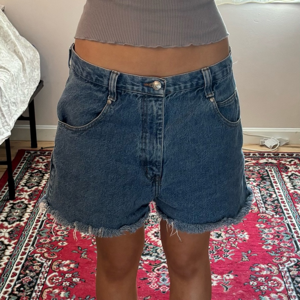 Versace Jeans Collection Dark Blue Jean Shorts